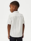 Pure Cotton Striped Shirt (2-8 Yrs)