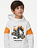 Hoodie mit hohem Baumwollanteil und McLaren™-Automotiv (2–8 J.)
