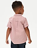 Conjunto 100% algodón con camisa Oxford y camiseta (2-8&nbsp;años)