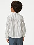 Cotton Rich Striped Shirt (2-8 Yrs)