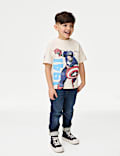 Pure Cotton Captain American T-Shirt (2-8 Yrs)
