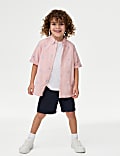 Pure Cotton Turtle Embroidered Oxford Shirt (1-8 Yrs)