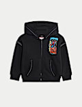 Sweat en coton à capuche et motif Spider-Man™ avec fermeture à glissière (du 2 au 8 ans)