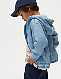 Denim jack met capuchon (2-8 jaar)