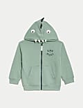 Cotton Rich Monster Hoodie (2-8 Yrs)