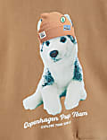 Cotton Rich Dog Hoodie (2-8 Yrs)