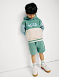 Sweat en coton à capuche avec texte (du 2&nbsp;au 8&nbsp;ans)