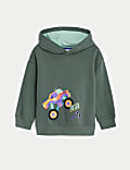Cotton Rich Monster Truck Hoodie (2-8 Yrs)