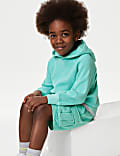 Pure Cotton Textured Hoodie (2-8 Yrs)