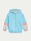 Cotton Rich Colour Block Hoodie (2-8 Yrs)