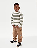 Pure Cotton Knitted Striped Jumper (3-8 Yrs)