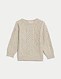 Cotton Rich Textured Jumper (1-8 Yrs)