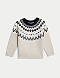 Patterned Knitted Jumper (2-8 Yrs)