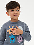 Monster Knitted Jumper (2-8 Yrs)