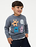 Monster Knitted Jumper (2-8 Yrs)
