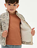 Pure Cotton Zip Through Jumper (2-8 Yrs)