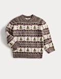 Fair Isle Christmas Tree Jumper (2-8 Yrs)