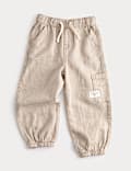 Relaxed Denim Cargo Jeans (2-8 Yrs)
