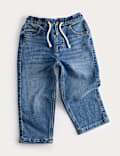Jeans met rechte pijpen en een comfortabele taille (2-8 jaar)