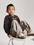 Pure Cotton Checked Trousers (2-8 Yrs)