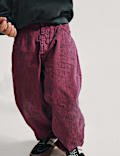 Gestreifte Jeans aus reinem Baumwolldenim mit ausgestelltem Bein (2&ndash;8 Jahre)