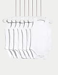 7er-Pack ärmellose Bodys aus reiner Baumwolle (2,3 kg – 3 J.)