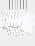 7pk Pure Cotton Long Sleeve Bodysuits (5lbs-3 Yrs)