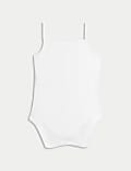 5pk Pure Cotton Strappy Bodysuits (6½lbs-3 Yrs)