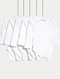 5pk Pure Cotton Bodysuits (5lbs - 3 Yrs)