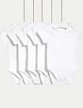 5pk Pure Cotton Bodysuits (5lbs-3 Yrs)