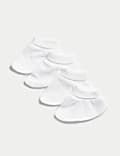 Lot de 4&nbsp;paires de chaussons montant 100&nbsp;% coton (jusqu’au 1&nbsp;an)