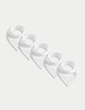 5pk Cotton Rich Dribble Bibs