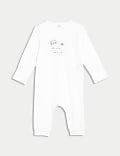 Schlafanzug aus reiner Baumwolle ohne Füße mit „Mummy and Me“-Motiv (3,2&nbsp;kg –12&nbsp;M.)