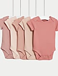 Pack de 5 bodies 100% algodón (6½ lbs-3 años)
