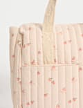 Lot de 2 sacs à langer 100 % coton à imprimé pêche