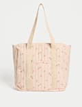 Lot de 2 sacs à langer 100 % coton à imprimé pêche