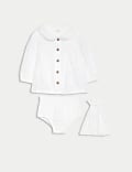 2pc Pure Cotton Outfit (7lbs-1 Yrs)