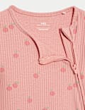 3pk Cotton Rich Rompers (0-1 Yrs)