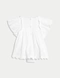 2pc Cotton Rich Broderie Dress Outfit (7lbs-1 Yrs)