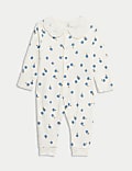 2pk Pure Cotton Floral Sleepsuits (6½lbs-3 Yrs)