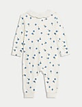 2pk Pure Cotton Floral Sleepsuits (6½lbs-3 Yrs)