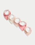 5pk Pure Cotton Dribble Bibs