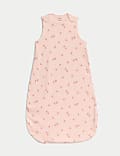 Pure Cotton Peach 1.0 Tog Sleeping Bag (0-36 Mths)