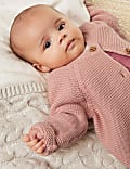 Pure Cotton Knitted Cardigan (7lbs-1 Yrs)