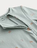 3pk Cotton Rich Woodland Print Sleepsuits (0-3 Yrs)