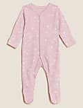 3pk Pure Cotton Printed Sleepsuits (5lbs-3 Yrs)