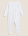 3pk Pure Cotton Printed Sleepsuits (5lbs-3 Yrs)