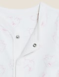 3pk Pure Cotton Printed Sleepsuits (5lbs-3 Yrs)
