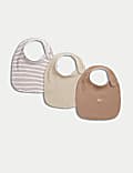 3pk Cotton Rich Bibs