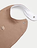 3pk Cotton Rich Dribble Bibs